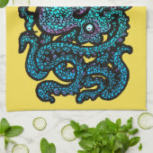 Henry the Happy Octopus Theedoek (Gevouwen)