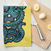 Henry the Happy Octopus Theedoek (Quarter Fold)