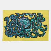 Henry the Happy Octopus Theedoek (Horizontaal)