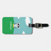 Henry the Owl Bagagelabel (Voorkant horizontaal)