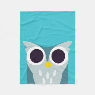 Henry the Owl Fleece Deken