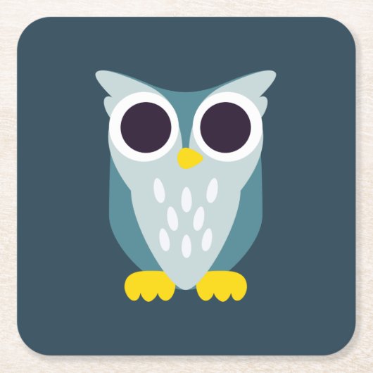 Henry the Owl Kartonnen Onderzetters (Voorkant)