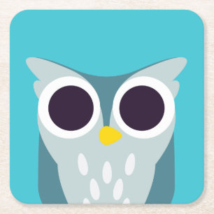 Henry the Owl Kartonnen Onderzetters
