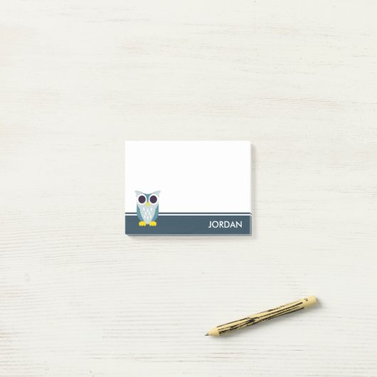 Henry the Owl Post-it® Notes (Op bureau)