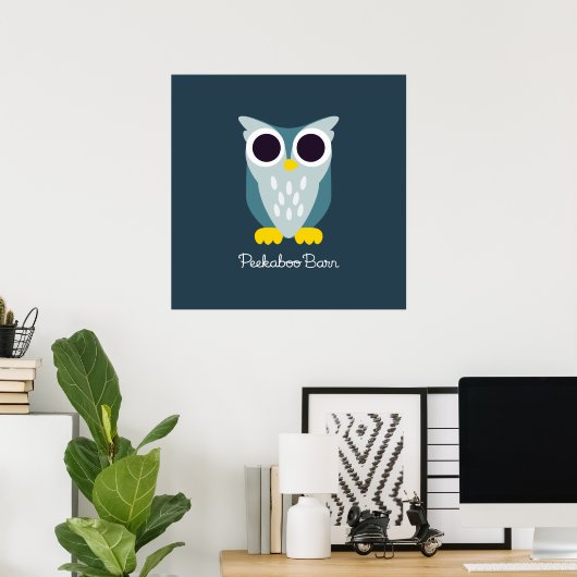 Henry the Owl Poster (Thuiskantoor)