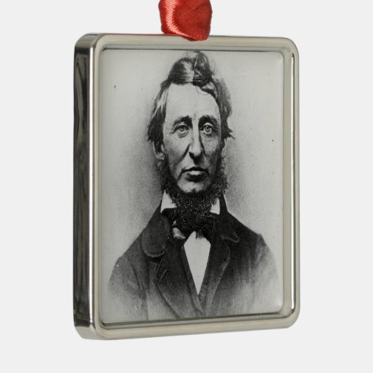 Henry Thoreau Metalen Ornament (Rechts)
