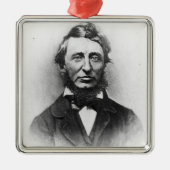 Henry Thoreau Metalen Ornament (Voorkant)