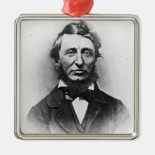 Henry Thoreau Metalen Ornament (Voorkant)
