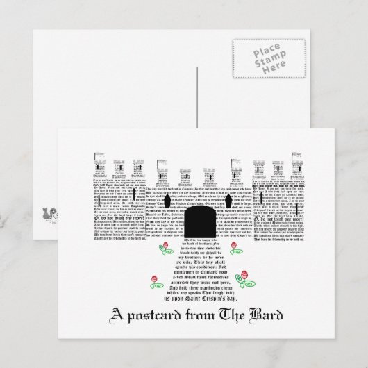 Henry V Briefkaart (Voorkant / Achterkant)