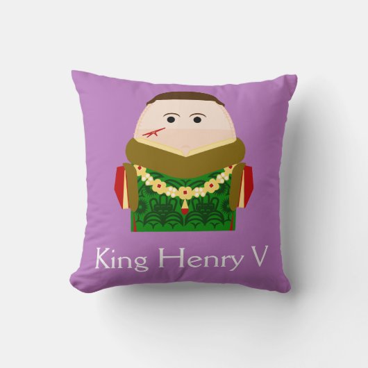 Henry V, House of Lancaster King of England Kussen (Voorkant)