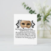 Henry V Quote Briefkaart (Staand voorkant)