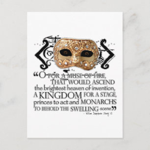 Henry V Quote Briefkaart