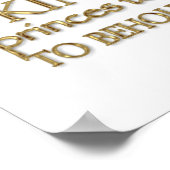 Henry V Quote (Gold Version) Poster (Hoek)