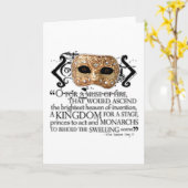 Henry V Quote Kaart (Gele Bloem)