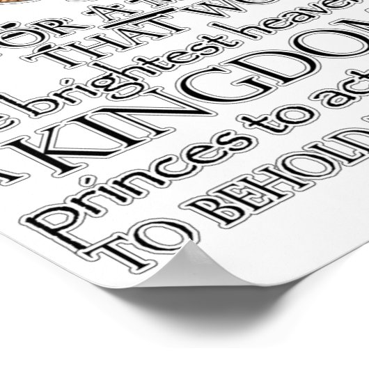 Henry V Quote Poster (Hoek)