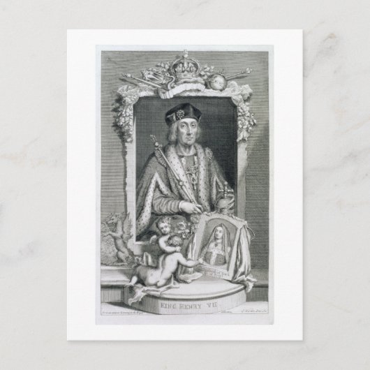 Henry VII (1457-1509) King of England from 1485, a Briefkaart (Voorkant)