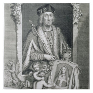 Henry VII (1457-1509) King of England from 1485, a Tegeltje