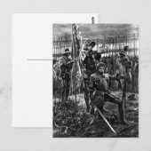 Henry VII bij Bosworth Briefkaart (Voorkant / Achterkant)