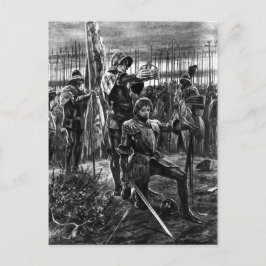 Henry VII bij Bosworth Briefkaart