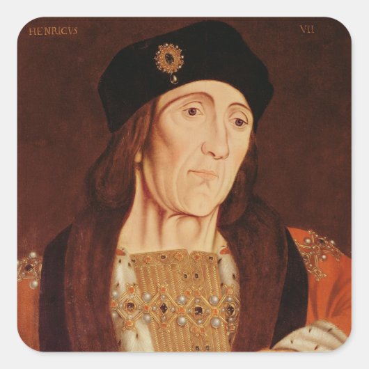 Henry VII, c.1505 Vierkante Sticker (Voorkant)