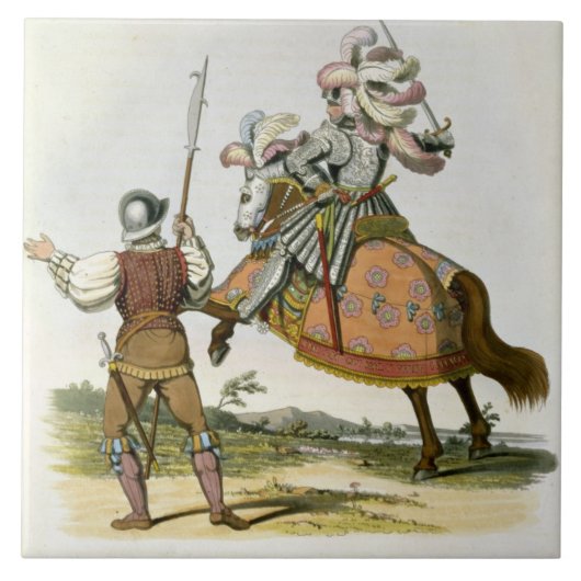 Henry VII, King of England (1457-1509) en a Billm Tegeltje (Voorkant)