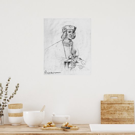 Henry VII king of England Poster (Keuken)