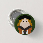 Henry VII Tudor King Ronde Button 3,2 Cm (Voorkant /achterkant)