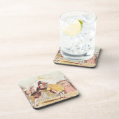 Henry VIII (1491-1547) en Francis I van Frankrijk  Bier Onderzetter (Rechterzijde)