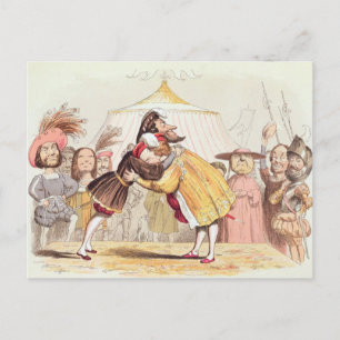 Henry VIII (1491-1547) en Francis I van Frankrijk  Briefkaart