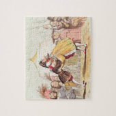 Henry VIII (1491-1547) en Francis I van Frankrijk  Legpuzzel (Verticaal)