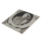 Henry VIII (1491-1547), na een schilderij in de Ro Tegeltje (Zijkant)
