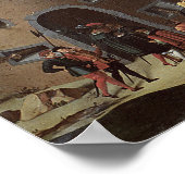 Henry VIII aan boord van Henry Grace a Dieu Poster (Hoek)