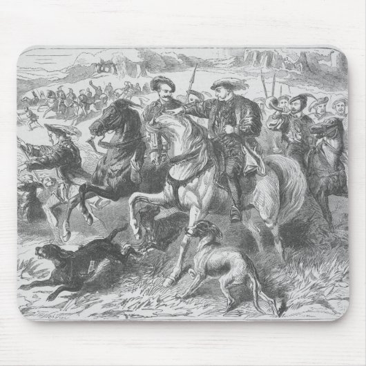 Henry VIII bij de Royal Hunt in het Epping Forest Muismat (Voorkant)