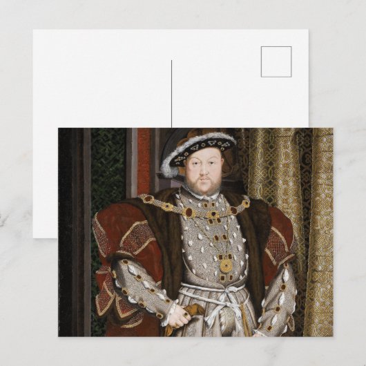 Henry VIII Briefkaart (Voorkant / Achterkant)