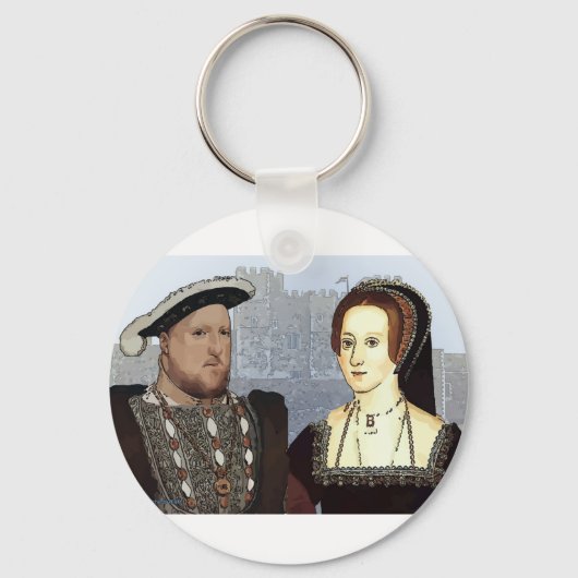 Henry VIII en Ann Boleyn Sleutelhanger (Voorkant)