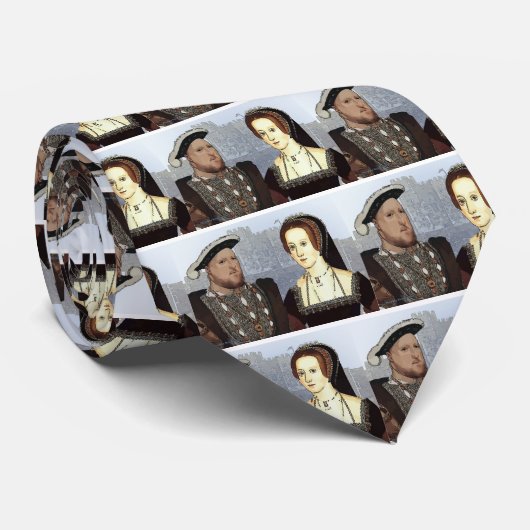 Henry VIII en Ann Boleyn Stropdas (Opgerold)