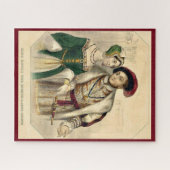 Henry VIII en Anna Boleyn Legpuzzel (Horizontaal)