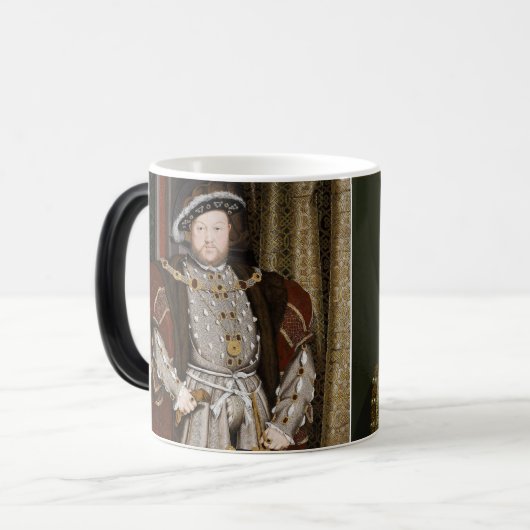 Henry VIII en Anne Boleyn 11 oz Morphing Mok (Voorkant links)
