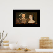 Henry VIII en Anne Boleyn 2 Poster (Keuken)