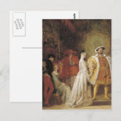 Henry VIII en Anne Boleyn Briefkaart (Voorkant / Achterkant)