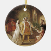 Henry VIII en Anne Boleyn Keramisch Ornament (Voorkant)