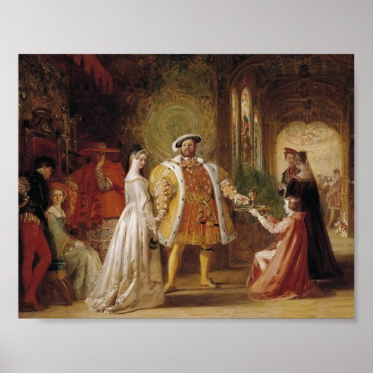 Henry VIII en Anne Boleyn Poster (Voorkant)