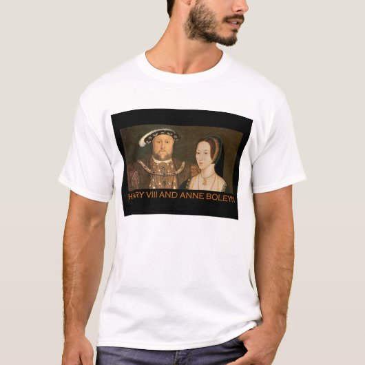 Henry VIII en Anne Boleyn T-shirt (Voorkant)