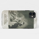Henry VIII en Catherine Parr in het spel Henry V Case-Mate iPhone Case (Achterkant (horizontaal))