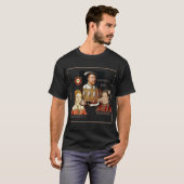 Henry VIII en kinder Edward en Elizabeth T-shirt (Voorkant volledig)