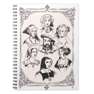 Henry VIII en vrouwen Notitieboek