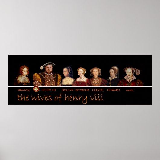 Henry VIII en zijn zes vrouwen Poster (Voorkant)