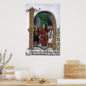 Henry VIII, initiaal detail Poster (Keuken)