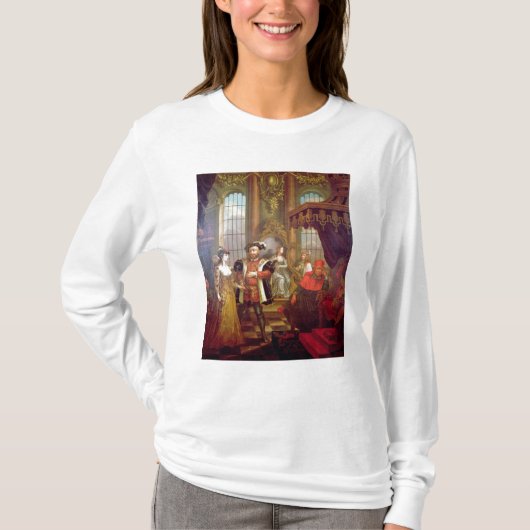 Henry VIII introduceert Anne Boleyn voor de rechtb T-shirt (Voorkant)