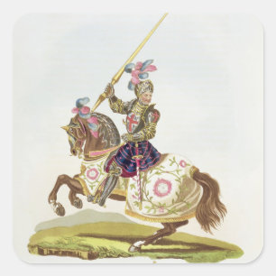 Henry VIII, King of England (1491-1547) 1525, van Vierkante Sticker